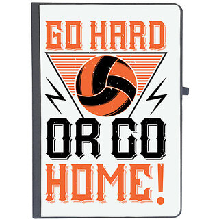                       UDNAG Ruled Notebook Diary 'Basketball | Go hard or go home!', [A5 80Pages 80GSM]                                              