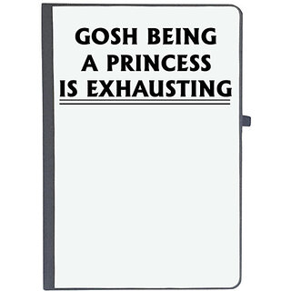                       UDNAG Ruled Notebook Diary 'Princess | gosh being a princess', [A5 80Pages 80GSM]                                              