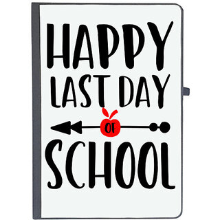                       UDNAG Ruled Notebook Diary 'School | Happy Last Day School', [A5 80Pages 80GSM]                                              