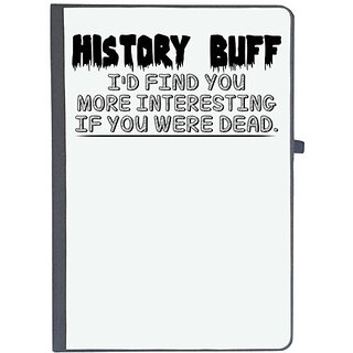                       UDNAG Ruled Notebook Diary 'History | history buff', [A5 80Pages 80GSM]                                              