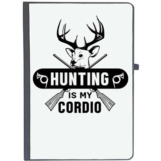                       UDNAG Ruled Notebook Diary 'Hunter | Hunting is my', [A5 80Pages 80GSM]                                              
