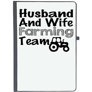                       UDNAG Ruled Notebook Diary 'Farmer | husband and wife farming team', [A5 80Pages 80GSM]                                              