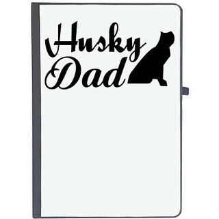                       UDNAG Ruled Notebook Diary 'Father | husky dad', [A5 80Pages 80GSM]                                              