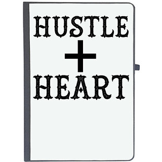                       UDNAG Ruled Notebook Diary 'Heart | hustle + heart', [A5 80Pages 80GSM]                                              