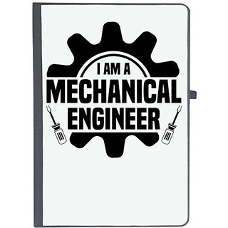                       UDNAG Ruled Notebook Diary 'Mechanical Engineer | I am a mechanical', [A5 80Pages 80GSM]                                              