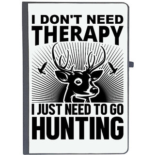                       UDNAG Ruled Notebook Diary 'Hunter | I don't need', [A5 80Pages 80GSM]                                              