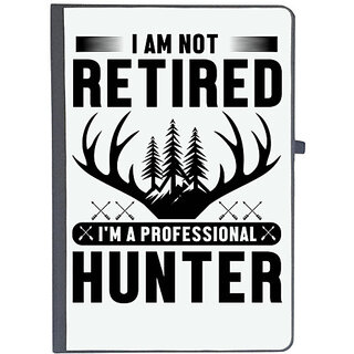                       UDNAG Ruled Notebook Diary 'Retired | I am not', [A5 80Pages 80GSM]                                              