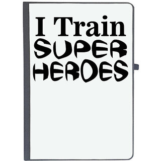                       UDNAG Ruled Notebook Diary 'Super Heros | train super heroes', [A5 80Pages 80GSM]                                              