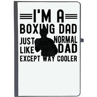                       UDNAG Ruled Notebook Diary 'Father | I,m A Boxing Dad', [A5 80Pages 80GSM]                                              