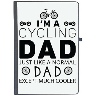                       UDNAG Ruled Notebook Diary 'Father | I'm A Cycling Dad', [A5 80Pages 80GSM]                                              
