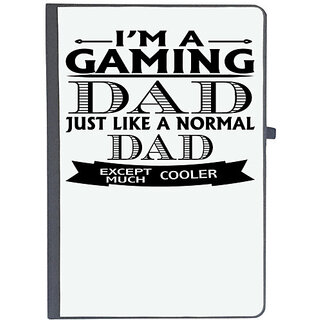                       UDNAG Ruled Notebook Diary 'Father | i'm a gaming-1', [A5 80Pages 80GSM]                                              