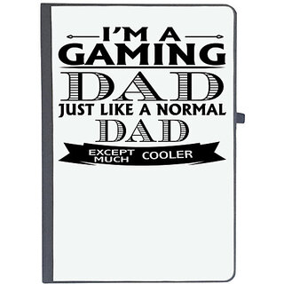                       UDNAG Ruled Notebook Diary 'Father | i'm a gaming', [A5 80Pages 80GSM]                                              
