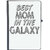 UDNAG Ruled Notebook Diary 'Mother | best mom in the galaxy,', [A5 80Pages 80GSM]