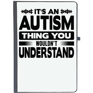                       UDNAG Ruled Notebook Diary 'Autism | It's an autism', [A5 80Pages 80GSM]                                              