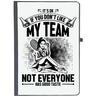                       UDNAG Ruled Notebook Diary 'Tennis | It's ok', [A5 80Pages 80GSM]                                              