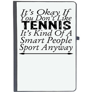                       UDNAG Ruled Notebook Diary 'Tennis | it's okay if you don't like tennis', [A5 80Pages 80GSM]                                              