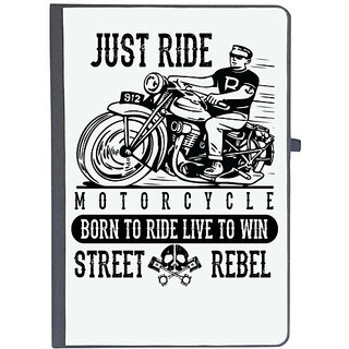                       UDNAG Ruled Notebook Diary 'Rider | Just ride', [A5 80Pages 80GSM]                                              