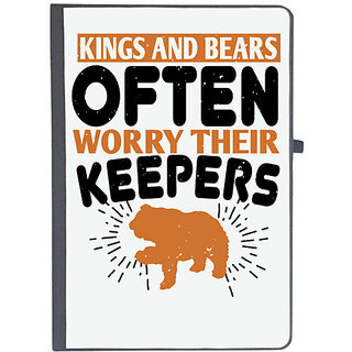                       UDNAG Ruled Notebook Diary 'Winter | Kings and Bears often worry their Keepers', [A5 80Pages 80GSM]                                              