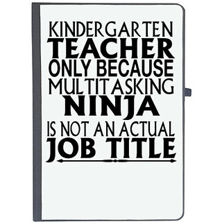                       UDNAG Ruled Notebook Diary 'Teacher | intargarten teacher', [A5 80Pages 80GSM]                                              