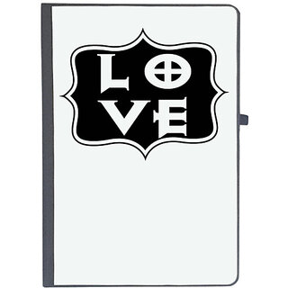                       UDNAG Ruled Notebook Diary 'Love | love 2', [A5 80Pages 80GSM]                                              