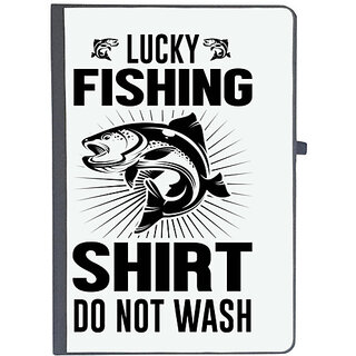                      UDNAG Ruled Notebook Diary 'Fishing | Lucky fishing-1', [A5 80Pages 80GSM]                                              
