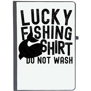                       UDNAG Ruled Notebook Diary 'Fishing | Lucky Fishing', [A5 80Pages 80GSM]                                              