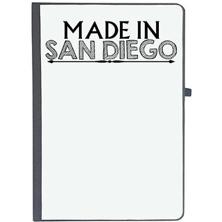                       UDNAG Ruled Notebook Diary 'Sn Diego | made in san diego', [A5 80Pages 80GSM]                                              