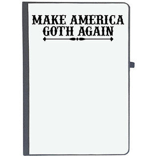                       UDNAG Ruled Notebook Diary 'America | make america goth again', [A5 80Pages 80GSM]                                              