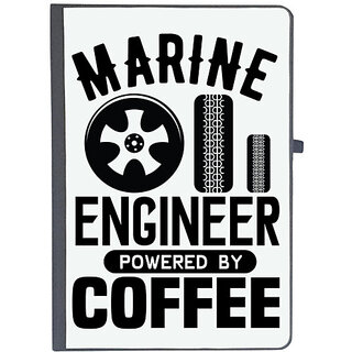                       UDNAG Ruled Notebook Diary 'Marine Engineer | Marine', [A5 80Pages 80GSM]                                              