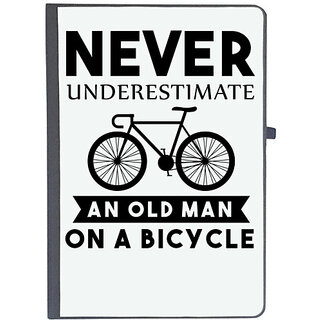                       UDNAG Ruled Notebook Diary 'Cycling | Never Underestimate', [A5 80Pages 80GSM]                                              