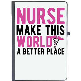                       UDNAG Ruled Notebook Diary 'Nurse | Nurse make this', [A5 80Pages 80GSM]                                              