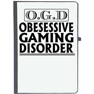                       UDNAG Ruled Notebook Diary 'Game | o.g.d. obsessive', [A5 80Pages 80GSM]                                              