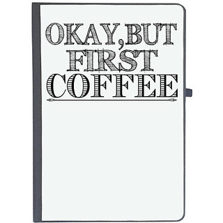                       UDNAG Ruled Notebook Diary 'Coffee | okay,but first coffee', [A5 80Pages 80GSM]                                              