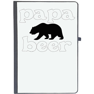                       UDNAG Ruled Notebook Diary 'Father | papa beer', [A5 80Pages 80GSM]                                              