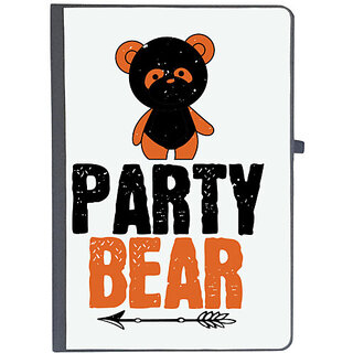                       UDNAG Ruled Notebook Diary 'Bear | party bear', [A5 80Pages 80GSM]                                              