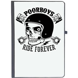                       UDNAG Ruled Notebook Diary 'Death | Poor boys', [A5 80Pages 80GSM]                                              