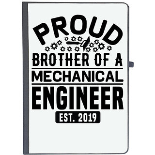                       UDNAG Ruled Notebook Diary 'Mechanical Engineer | 7 Proud', [A5 80Pages 80GSM]                                              