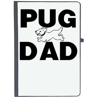                       UDNAG Ruled Notebook Diary 'Dad | pug dad', [A5 80Pages 80GSM]                                              