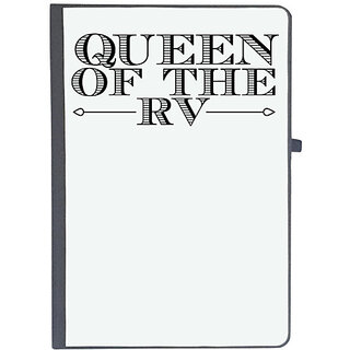                       UDNAG Ruled Notebook Diary 'Queen | queen of the rv', [A5 80Pages 80GSM]                                              