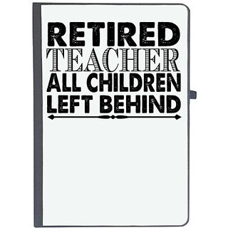                       UDNAG Ruled Notebook Diary 'Teacher | retired teacher', [A5 80Pages 80GSM]                                              