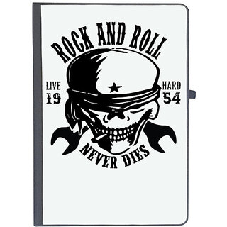                       UDNAG Ruled Notebook Diary 'Death | Rock and roll', [A5 80Pages 80GSM]                                              