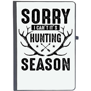                       UDNAG Ruled Notebook Diary 'Hunter | Sorry', [A5 80Pages 80GSM]                                              