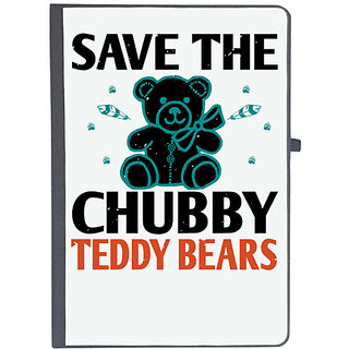                      UDNAG Ruled Notebook Diary 'Chubby bear | save the chubby teddy bears', [A5 80Pages 80GSM]                                              