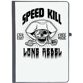                       UDNAG Ruled Notebook Diary 'Death | Speed kill', [A5 80Pages 80GSM]                                              