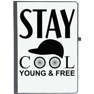                       UDNAG Ruled Notebook Diary 'Cool | Stay Cool', [A5 80Pages 80GSM]                                              