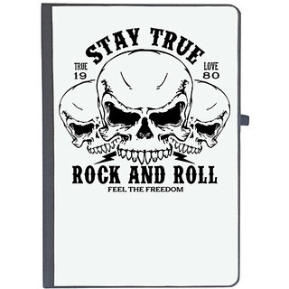                       UDNAG Ruled Notebook Diary 'Death | Stay true', [A5 80Pages 80GSM]                                              