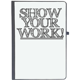                       UDNAG Ruled Notebook Diary 'Work | show your work', [A5 80Pages 80GSM]                                              