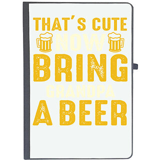                       UDNAG Ruled Notebook Diary 'Beer | hats Cute Now Bring', [A5 80Pages 80GSM]                                              