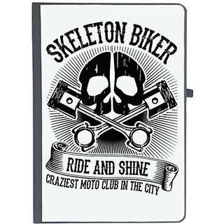                       UDNAG Ruled Notebook Diary 'Death | Skeleton', [A5 80Pages 80GSM]                                              