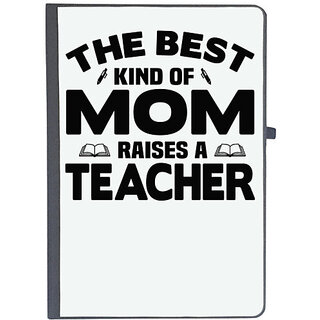                       UDNAG Ruled Notebook Diary 'Mother Teacher | The best kind', [A5 80Pages 80GSM]                                              